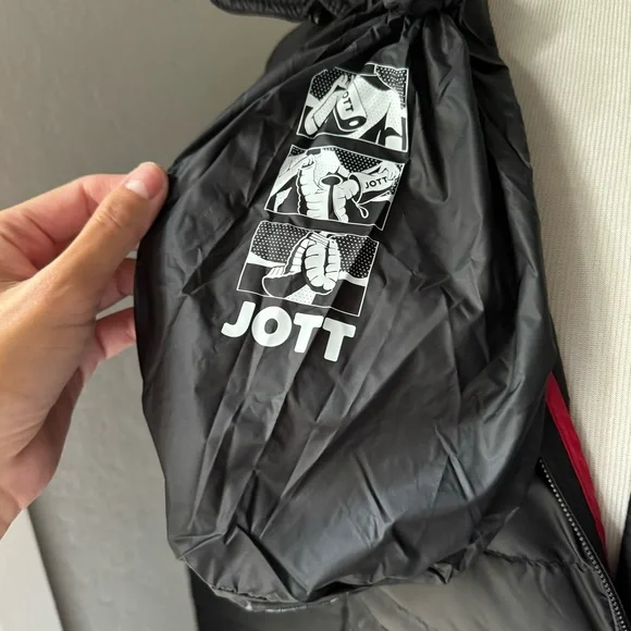 JOTT Long Down Hoodie Puffer Jacket - Picture 12 of 12